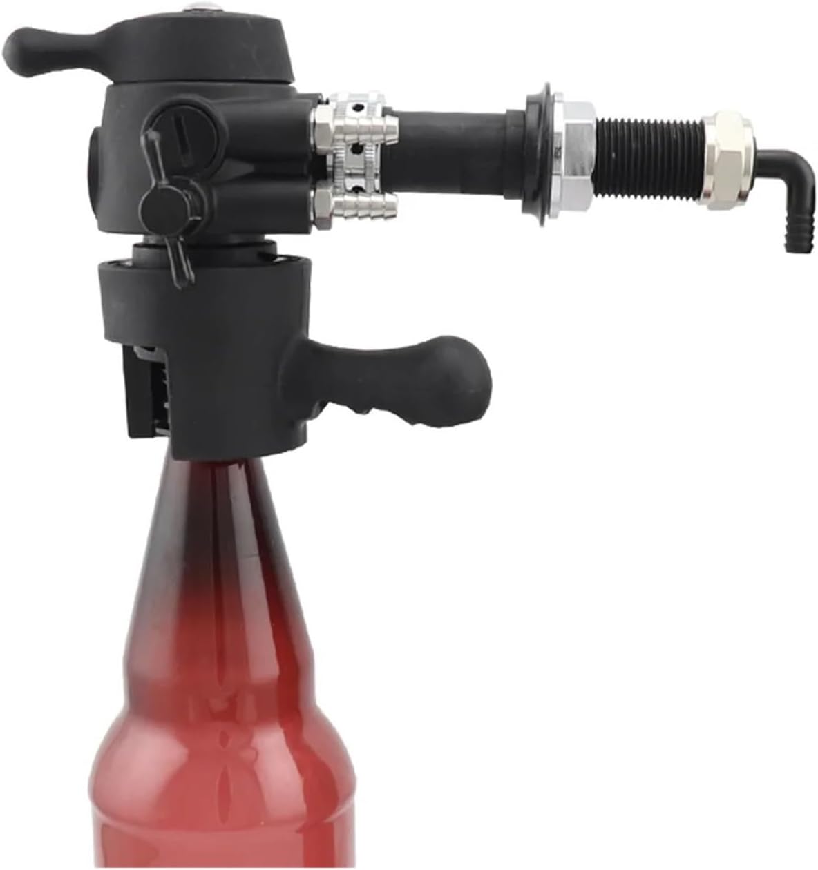 Home Brewing Plastic Counter Pressure Bottle Filling Beer Tap Defoamer 28mm PET Bottle Filler No-Foam Homebrew Tap Dispensing Device Brewing Accessories