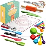 Young Chefs Cooking and Baking Set for Kids – 19 Pieces...