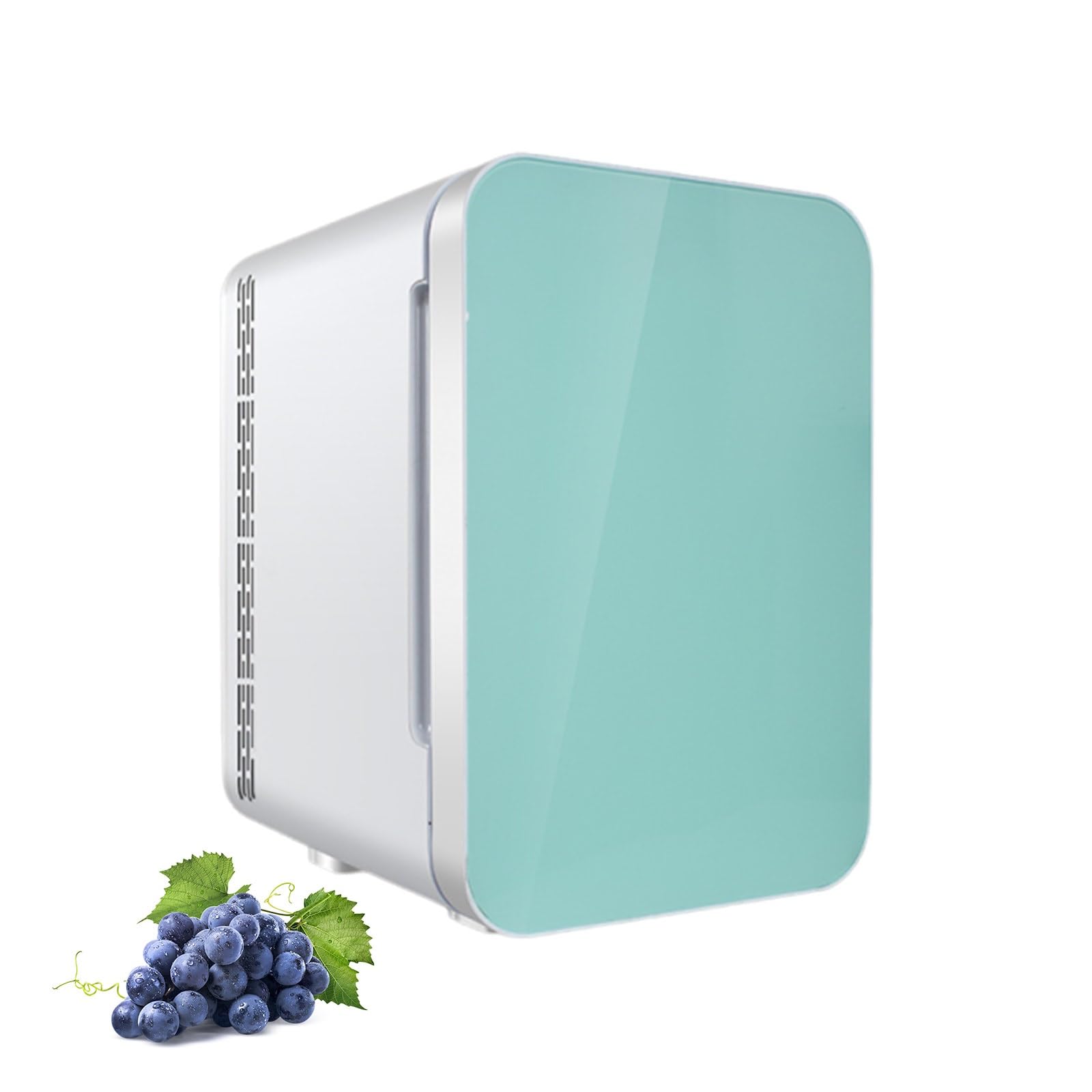 Mini Frigorifero 22L Frigorifero Compatto Con Porta Singola, Frigorifero Multifunzione per Bevande, Alimenti, Cosmetici E Uso Personale(Blue)
