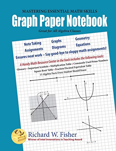 Graph Paper Notebook - Algebra: Great for All Algebra Classes image 3