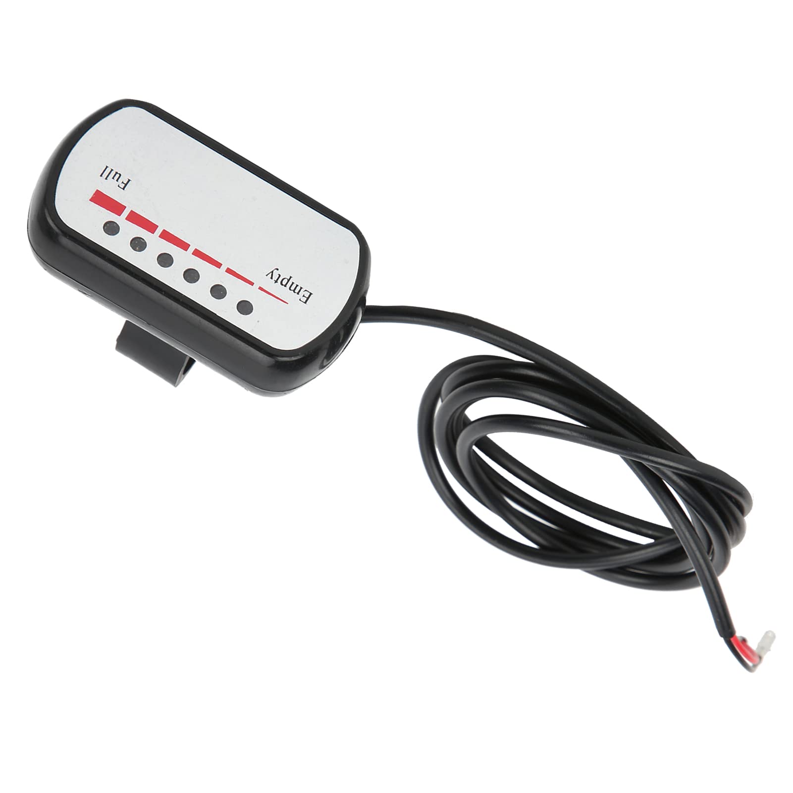 Indicatore Batteria 36V Display LCD Livello Carica, Voltmetro per Bicicletta Elettrica Monopattino Elettrico, Installazione Semplice con Fili a Clip