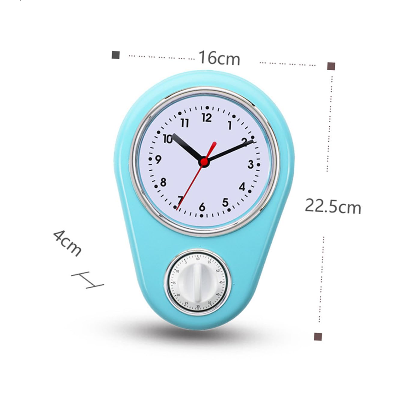 Temporizador Batería de de Pared Cocina Azul de Plástico | Estilo Moderno, Hogar, Montaje en Pared, Apariencia Bonita, Decoración Doméstica