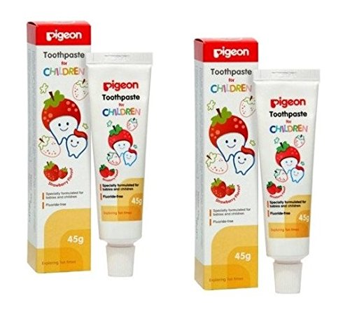 Pigeon Combo Children Toothpaste (Strawberry) 45g, Pack of 2 (B01NBODOX9) Amazon Price History, Amazon Price Tracker