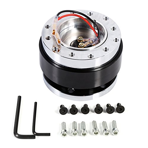 6 Hole Quick Release Steering Wheel Hub Adapter Snap Off Boss Kit