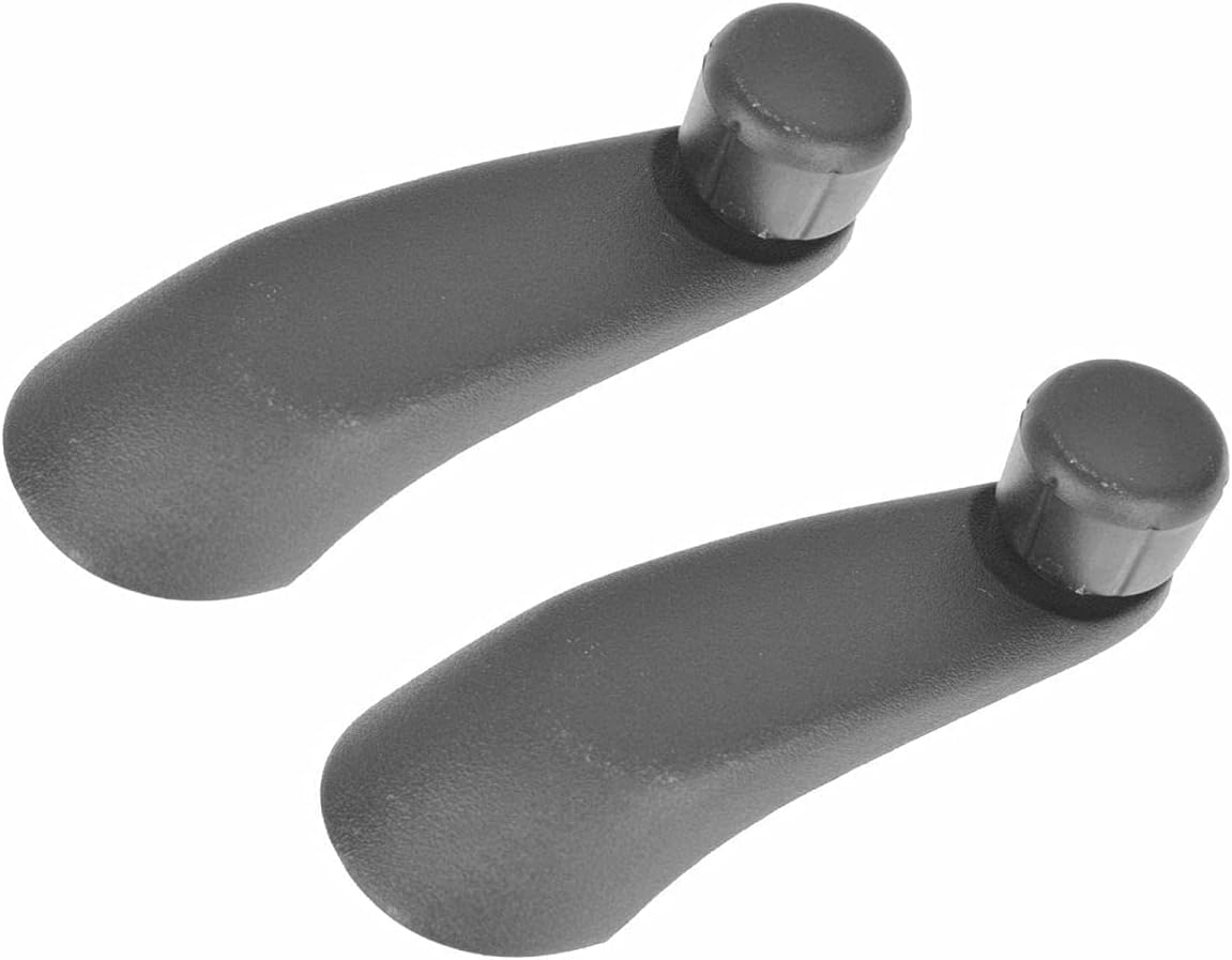 New Black Manual Window Crank Handle LH & RH Pair Compatible With Chevy Express 1500 2500 3500 Van 1995-2015 Compatible With GMC Savana 1500 Van Saturn SC1 SC2 SL1 SL2 SW1, Replacement for DHA40289