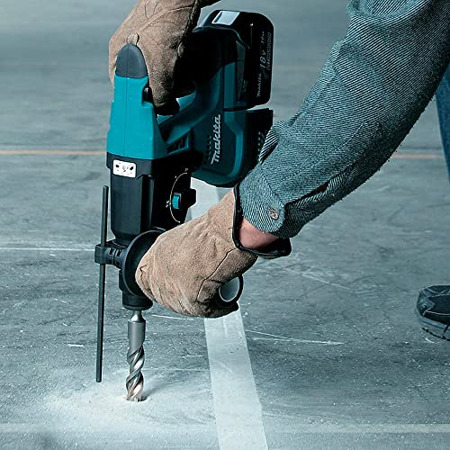 Makita DHR243Z Bohrhammer Sds Plus 2 Joule 24 mm Bl Lxt 18 V + 1 Akku 18 V 3 Ah Li-Ion Bl1830B + Makpac Koffer – Bild 8