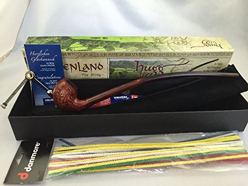 VAUEN Auenland The Shire Berwin Pfeife – Sandgestrahltes Premium-Set Mit Tasche