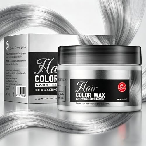 Cera de Color Descartable para Cabello Hansber, 1 Pc Blanca miniatura 3