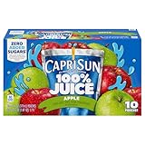 Capri Sun 100% Juice, Apple, 6 oz, 10 ct.