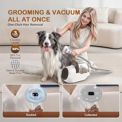 Dog Grooming Vacuum, Dog Grooming Kit