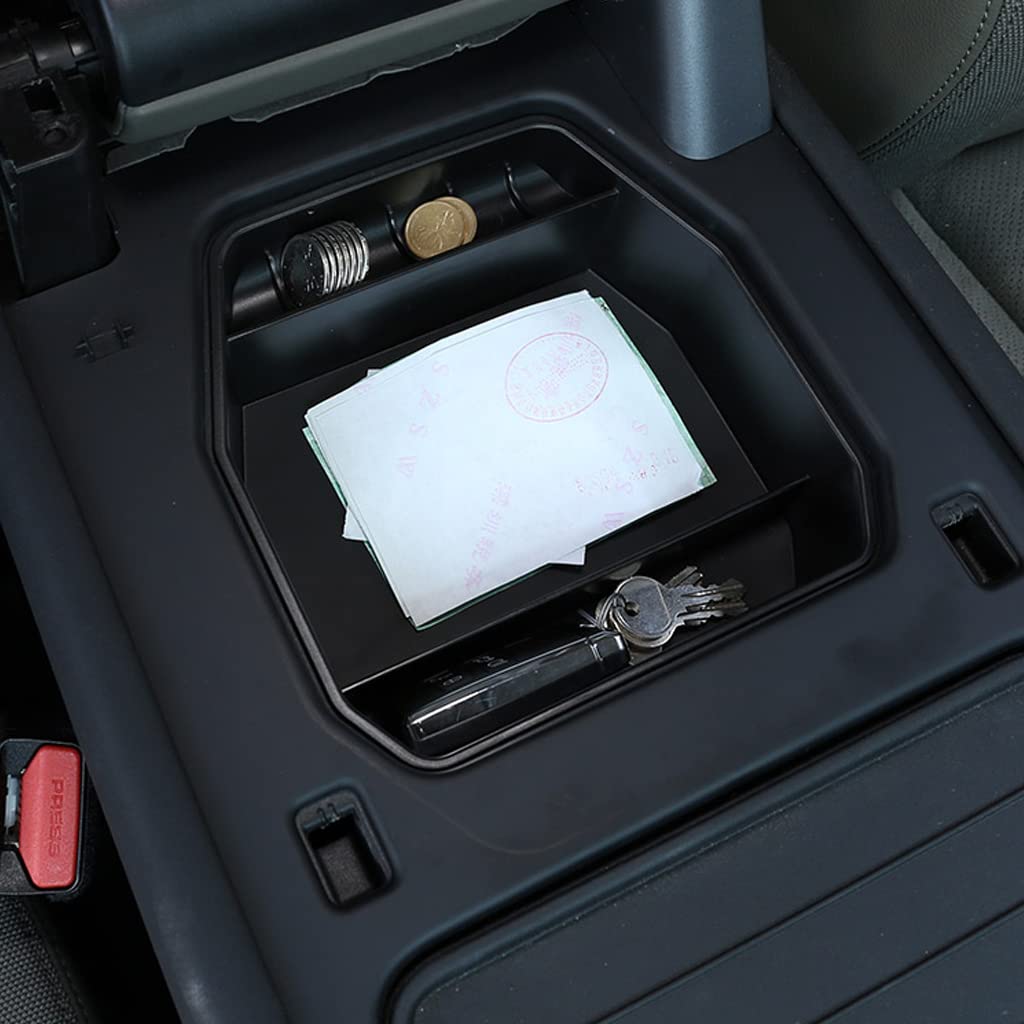 Produktbild von Mittelkonsole Organizer Für Land Rover Defender (2020–2024) – Versteckte Aufbewahrungsbox, ABS, Einfach Kleben