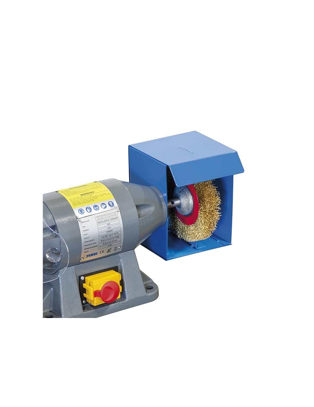 Fervi Smerigliatrice Combinata Professionale 0553 - Angolato Blu