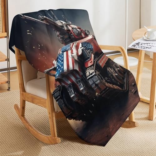 Couverture polaire char en flannel douce et chaude couvre-lit confortable - 7