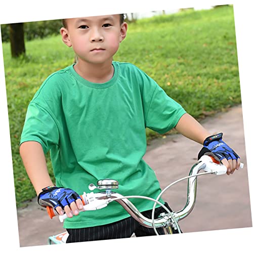 Abaodam 2 Peças Luvas De Meio Dedo De Couro Para Treino Meio Dedo Luvas De Ciclismo Luvas De Equitaç