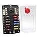 Cole Hersee 880028-BP 12 Ato Standard Series Fuse Block W/ground Bus