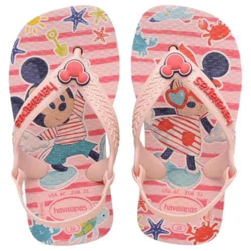Chinelo Havaianas Baby, Disney Classics 22 Rosa, Havaianas