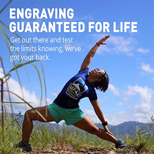 ROAD iD Official Stretch ID Bracelet for Men and Women - Stretchable and Comfy Silicone Bracelets w/Identification, Emergency & Medical Information for Athletes & Travelers (13mm Wide)4