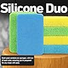 Casanero 6 Pack Silicone Dish Sponges, Heavy Duty Non Scratch Sponges for Dishwashing, Reusable Household Cleaning Sponges for Kitchen, Countertop, Bathroom, Non Stick Cookware or Car #1
