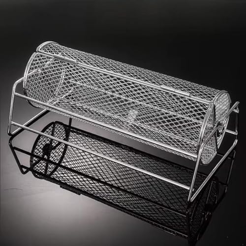 Cesta de barbacoa para gambas en acero inoxidable resistente 8