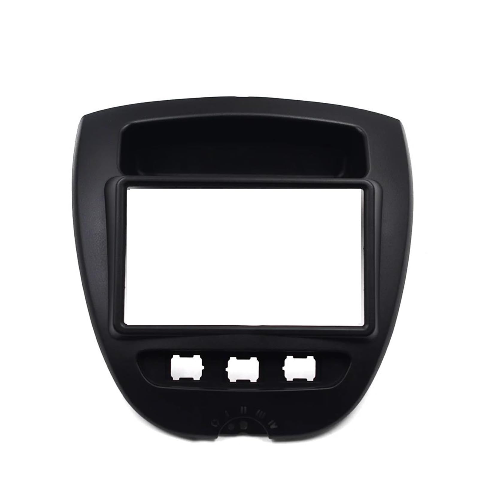 Marco Radio para Coche Doble DIN para Citroen C1 Fascia Panel para Estéreo Y DVD Montaje De Tablero Instalación Kit De Ajuste Marco Bisel Panel Radio para Coche