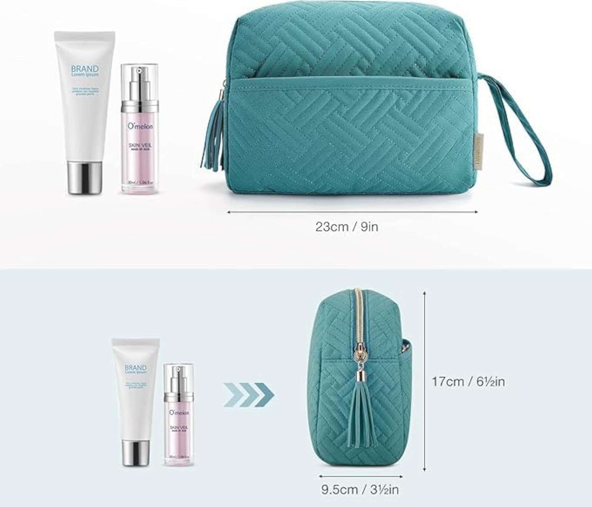 Foldable Hanging Cosmetic Storage Bag for Women