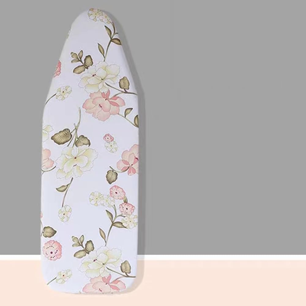 Almohadilla de algodón for Tabla de Planchar de 15 x 45 Pulgadas, Ajustable y Resistente al Calor ,Fundas para Tablas de Planchar(Grey Plaid,12x35 Inch (90x30 Cm))