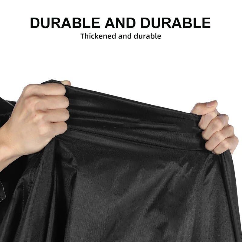 DATOUJLS Housse De Protection Extérieure Pour Moto Anti-poussière Et Anti-Pluie Pour B&MW R1250 GS R 1250 GSA R1250GS Pour Adventure R 1250GS Housse De Moto(Noir,S Pour 150cm