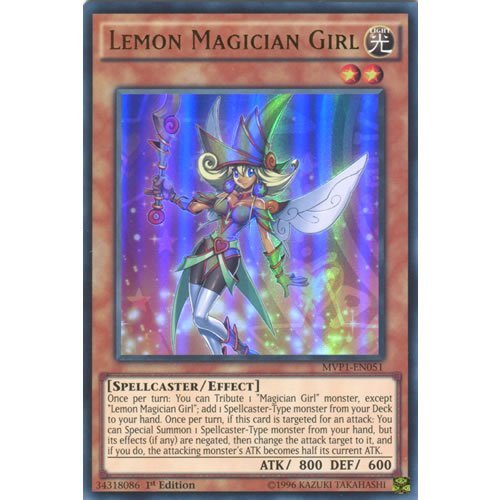 Amazon.co.jp: 遊戯王:MVP1-EN051 初代エド レモン マジシャン ガール