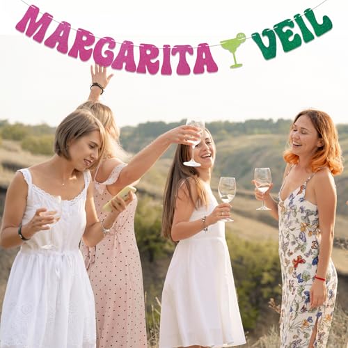 Image of Margarita Veil Banner - Margaritaveil Bachelorette Party Decorations Margs and Matrimony Bachelorette Decorations Margarita Decorations