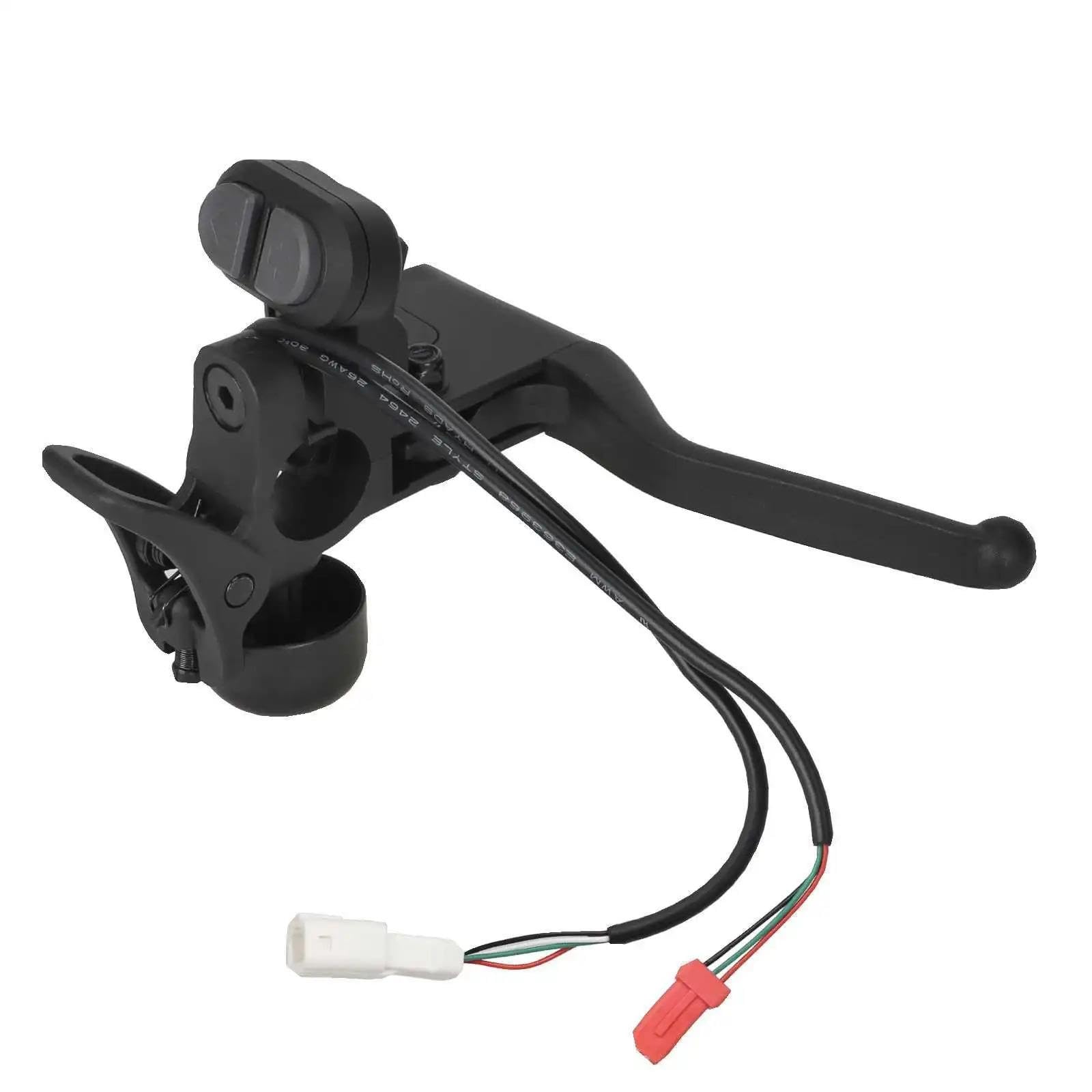 Manija de Freno con botón de luz de Giro, Conjunto de Campana for Patinete eléctrico for Xiaomi Elite, Piezas de Repuesto de Palanca de Freno Izquierda