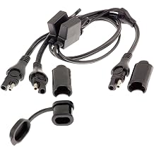 OptiMate CABLE O-05, Y-splitter, SAE in to 2 x fused SAE out