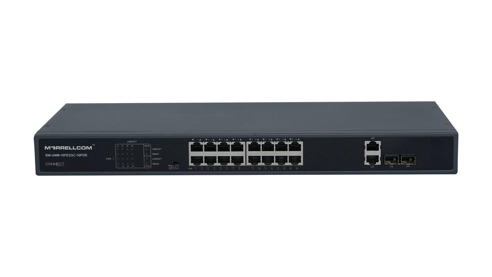 16 Fast Ethernet Ports [16 PoE Ports] + 2 Giga Combo Ports Unmanaged Switch-image-47