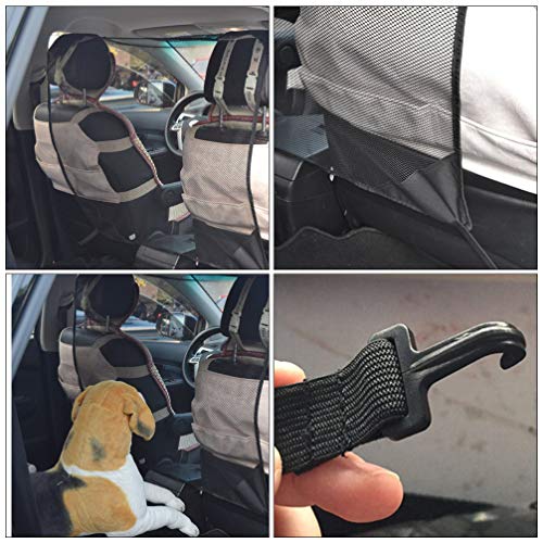 POPETPOP – Bolsa de armazenamento elástica para cães e carros, tela de segurança para animais de est