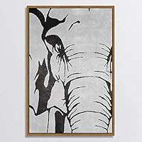 SIGNWIN Canvas Wall Art Black and White Flowers Canvas Prints Home Artwork Decoration for Living Room,Bedroom - 16