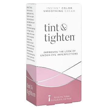 Tint and Tighten Color Smoothing Eye Cream for Wrinkles Anti Aging Cream Visibly Reduces Under Eye Wrinkles Eye Cream for Dark Circles and Puffiness Instant Eye Bag Remover