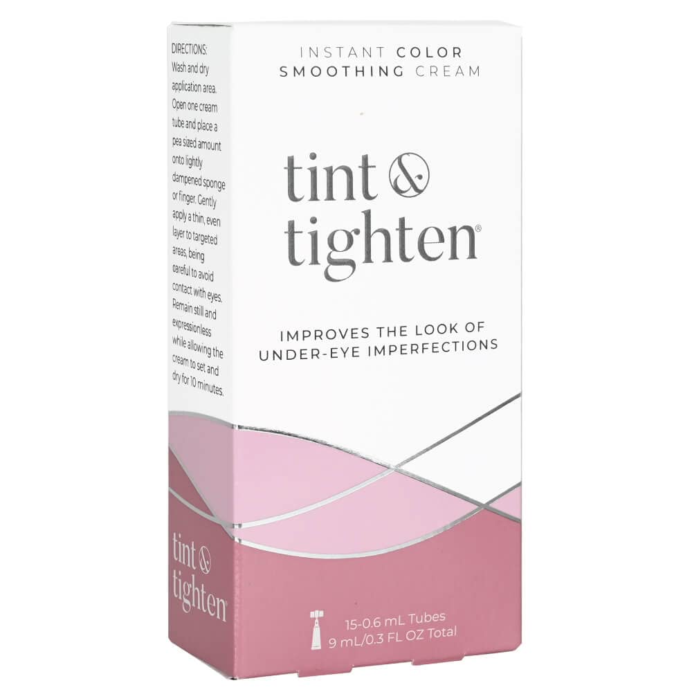 Tint & Tighten and Color Smoothing Eye Cream for Wrinkles – Anti Aging Cream Visibly Reduces Under Eye Wrinkles – Eye Cream for Dark Circles and Puffiness – Instant Eye Bag Remover