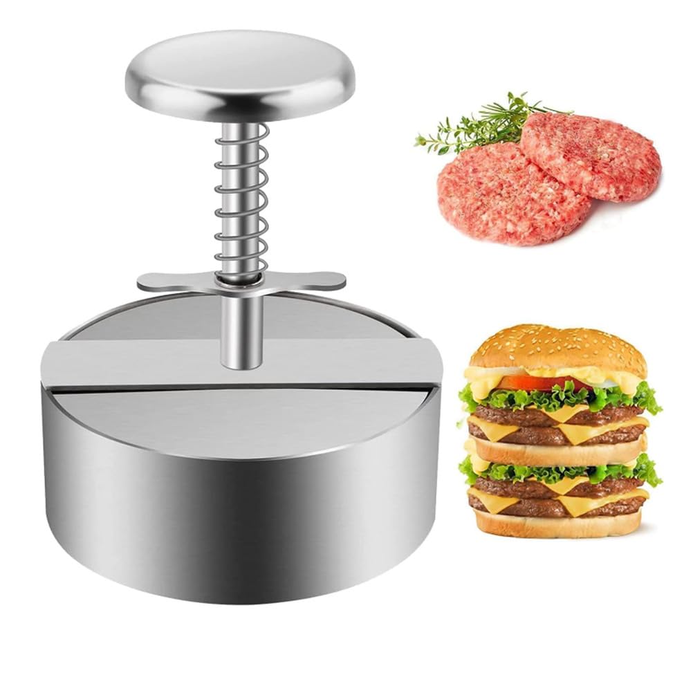 Domowy pieczeń mielona, prasa do burgerów hamburgery ze stali nierdzewnej maszyna do pasztecików do mięsa, warzyw, wołowiny, grilla z grilla domowy hamburger