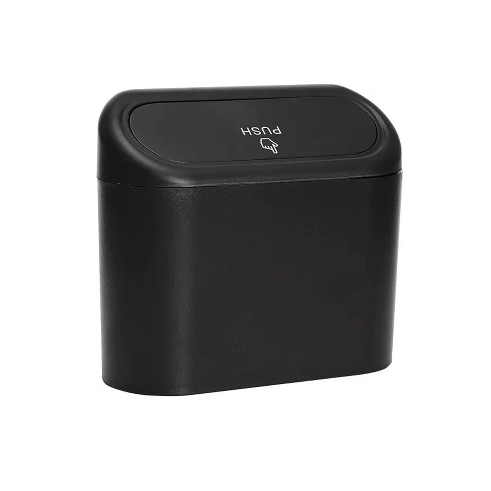 Almacenamiento cubo basura montado coche multiusos con tapa basculante superior 8