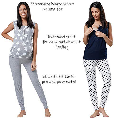 HAPPY MAMA. Donna Pigiama da Notte l'Allattamento