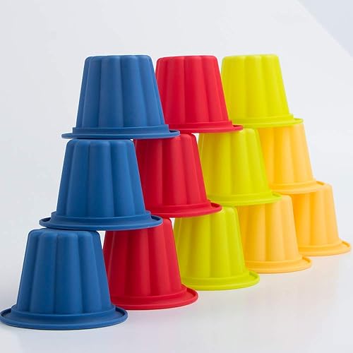 Miniatura 7 de Webake Jello Shot Cups de silicona Popover Pan Pudín para hornear tazas antiadherentes muffins Cupcake Liner 12 unidades