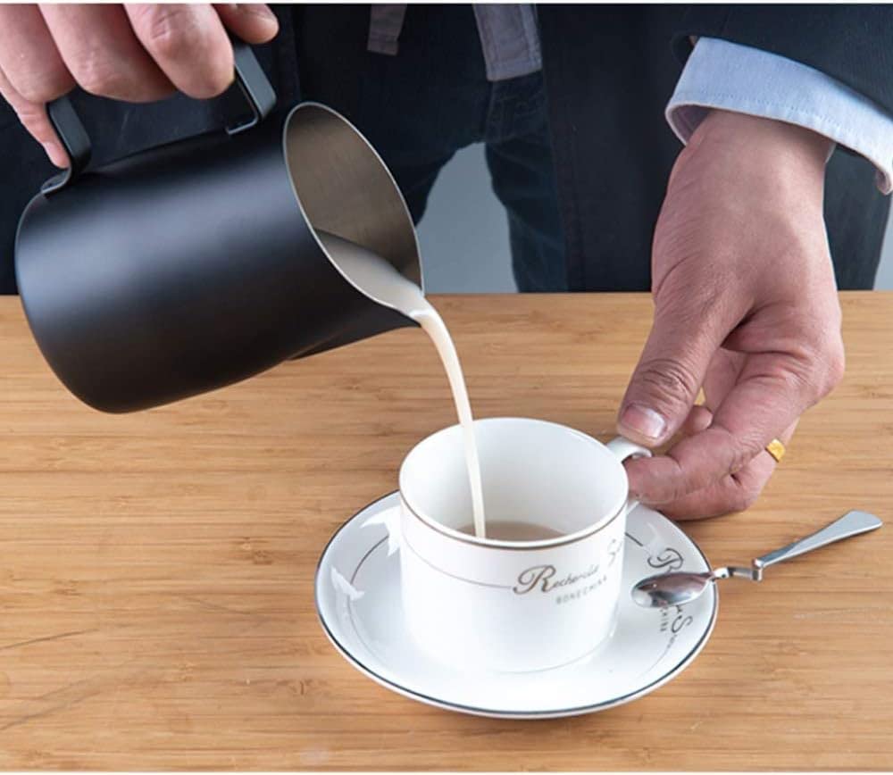 Brocca for schiumare il latte for macchina da caffè, tazza for in acciaio inossidabile, brocca for, for, for la panna, for