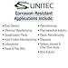 CS Unitec | Non-Sparking & Non-Magnetic Cylindirical Drift Punch Striking Tool | 6-3/8