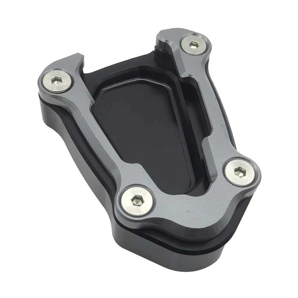 Support latéral moto extension de béquille et plaque protection modification - 6