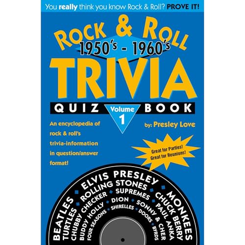 Rock & Roll TRIVIA Quiz Book Audiobook By Presley Love, Raymond Karelitz cover art