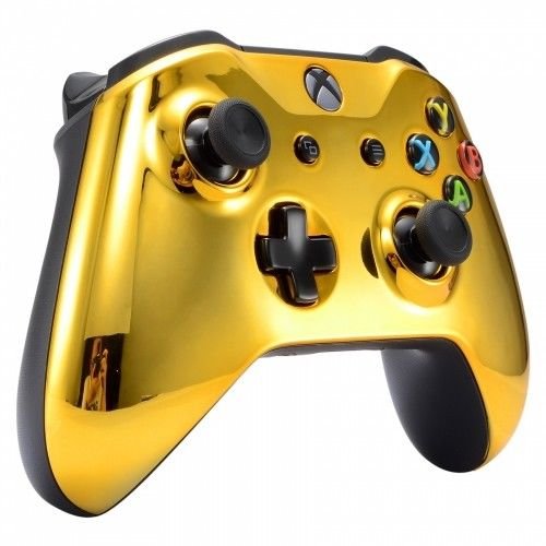 Image of MODDEDZONE UN-Modded Custom Controller compatible with Xbox One S /X... (3.5 mm jack) (Gold)