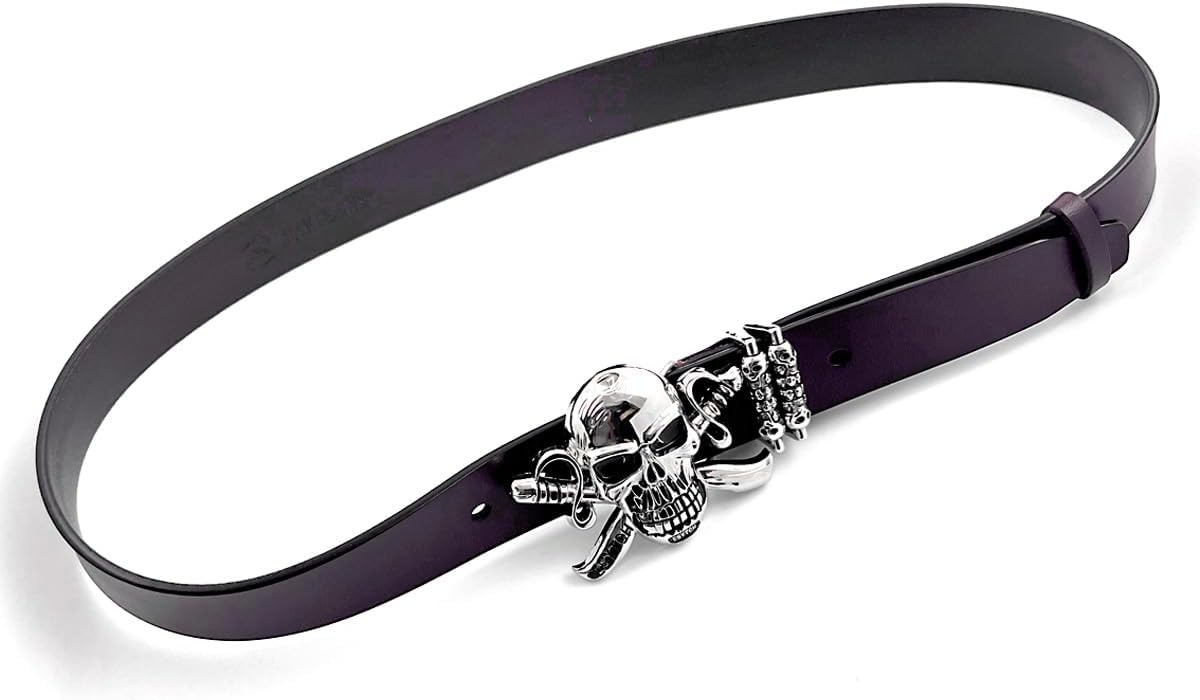 Huge Big Skull Buckle Leather Belt Gothic Belts For Mens Biker Rock Punk Waistband Cool - Image 7