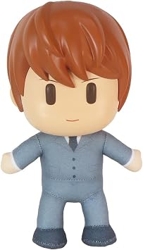 Great Eastern Entertainment Death Note - Light Yagami Plastic Head Movable Plush 8" H