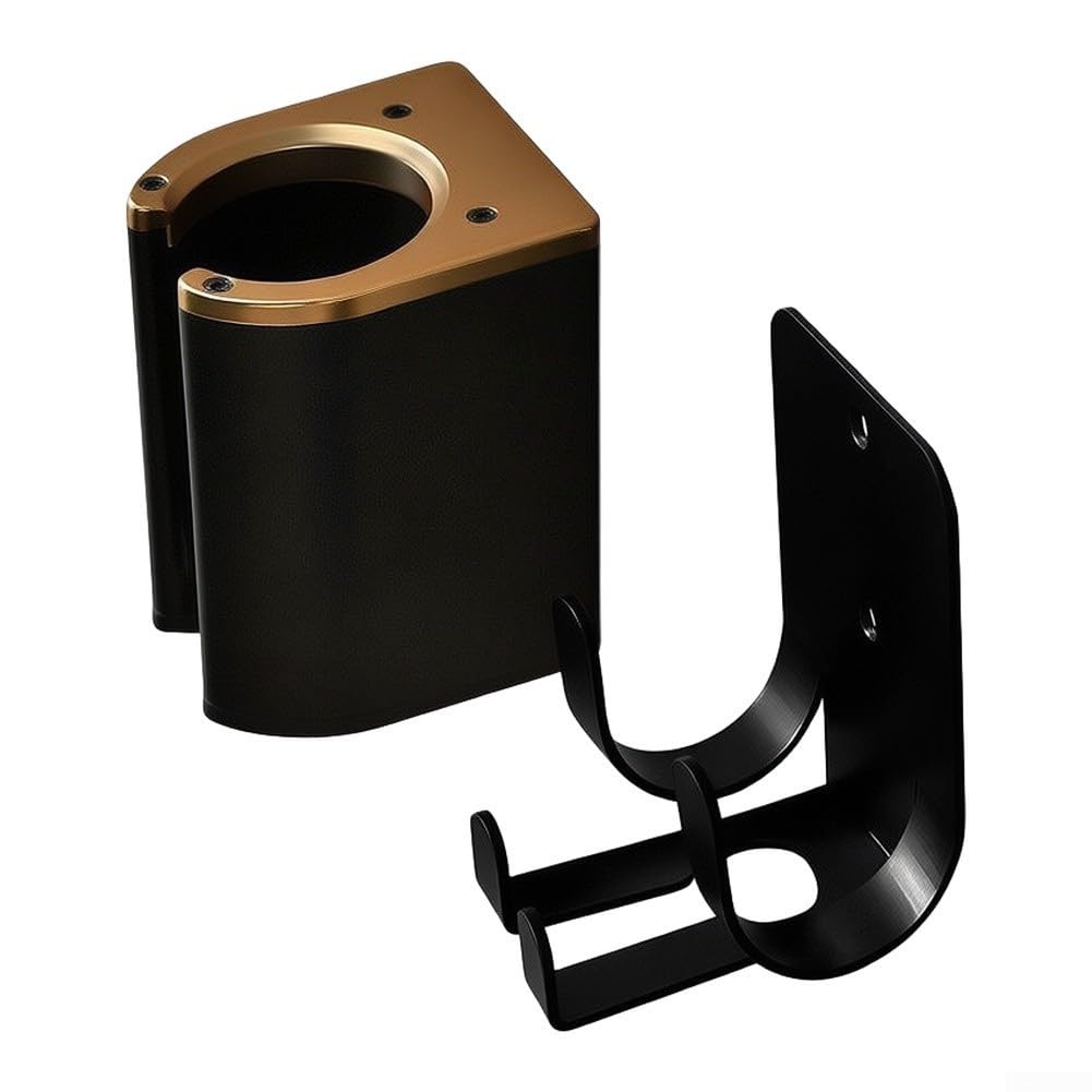 Metall Wandhalterung 17cm für Glätteisen Stabil(Black)