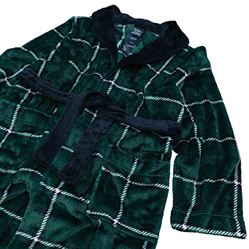 Tommy Hilfiger Boys' Plush, Botanical Green Robe, S6/7 #TOP2