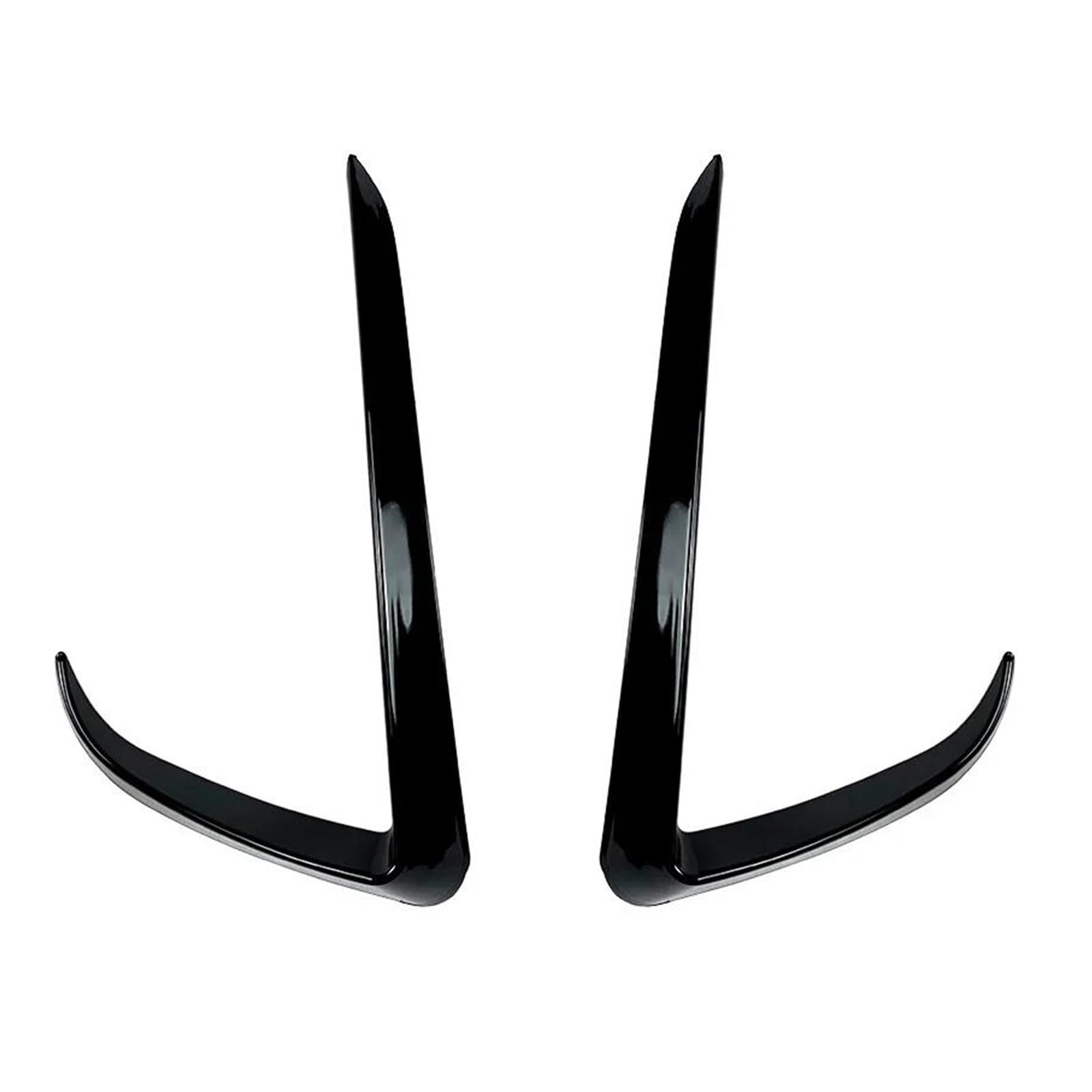 SUTVCM Car Front bumper splitter For Tesla For Model 3 For Model Y 2017 2018 2019 2020 2021 2022 2023 Front Bumper Spoiler Trim Cover Car front bumper spoiler(Y glossy black)